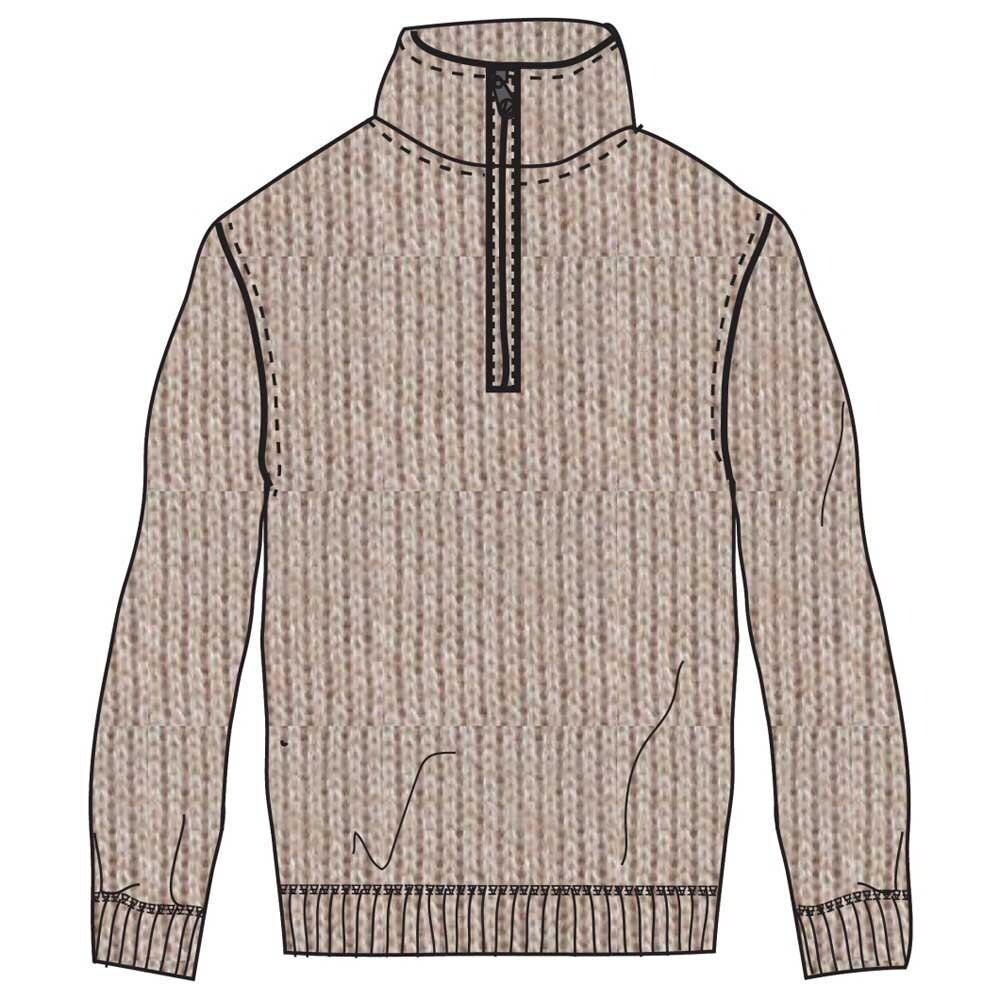

Свитер Sea Ranch Cromwell Plus Size Turtle Neck, бежевый