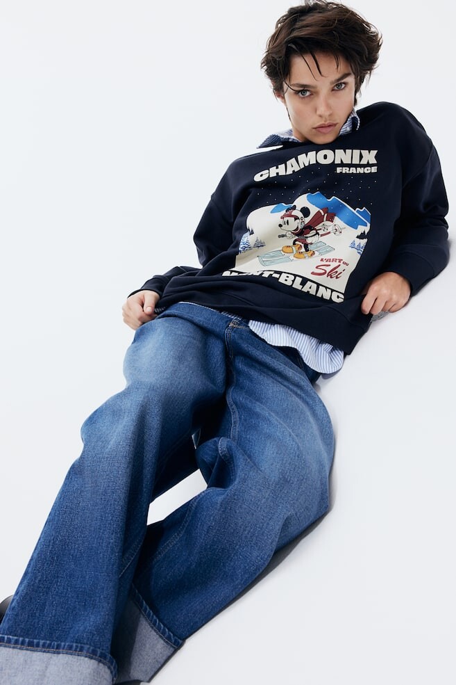 

Толстовка с мотивом H&M, синий