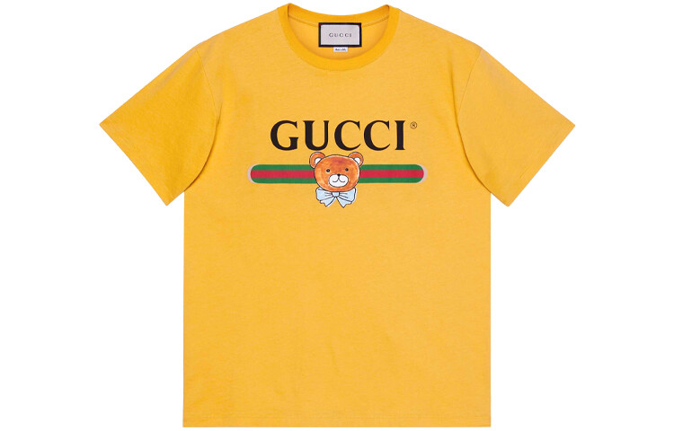 

Футболка мужская желтая Gucci, желтый