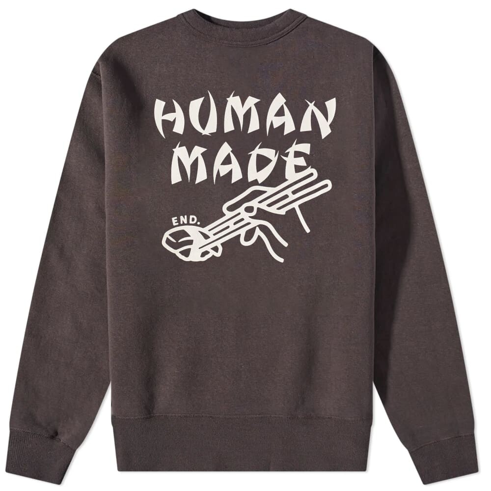 

END. Свитшот с суши из коллаборации с Human Made, черный