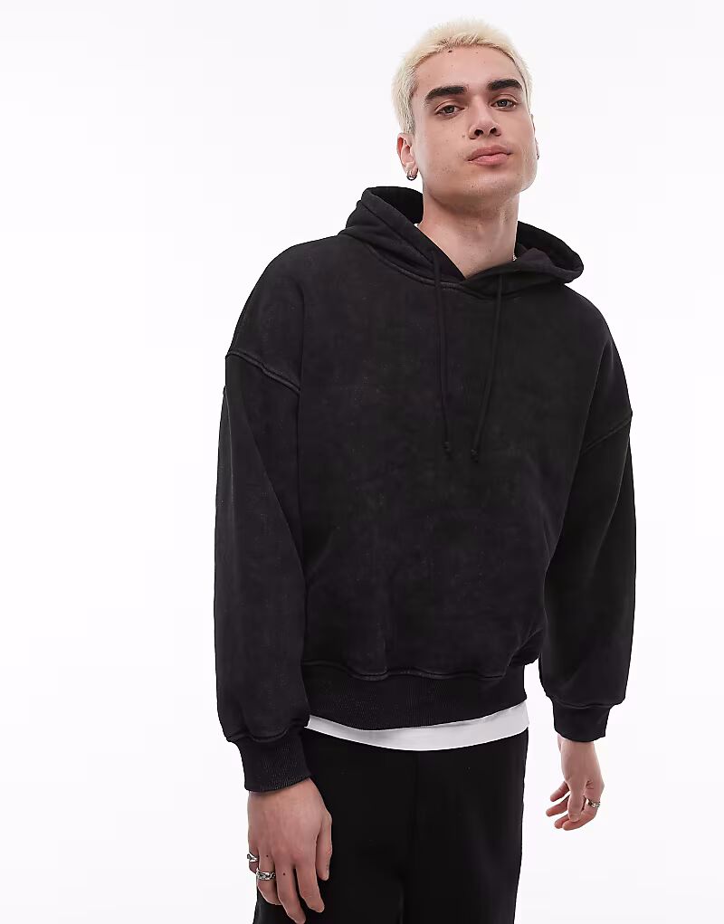 

Толстовка Topman большого размера с потертостями