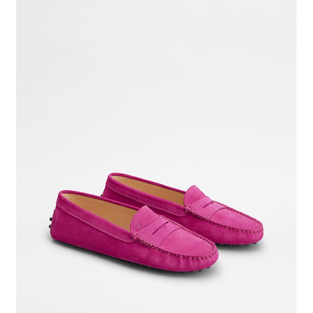 Туфли для вождения Gommino из замши TOD's, розовый — фото 2