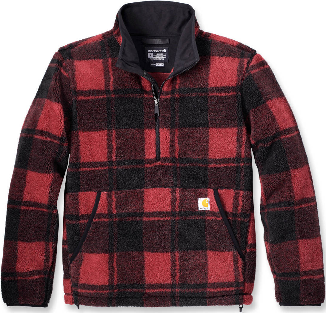

Толстовка Carhartt Loose Fit Fleece Sweatshirt, карсный/черный