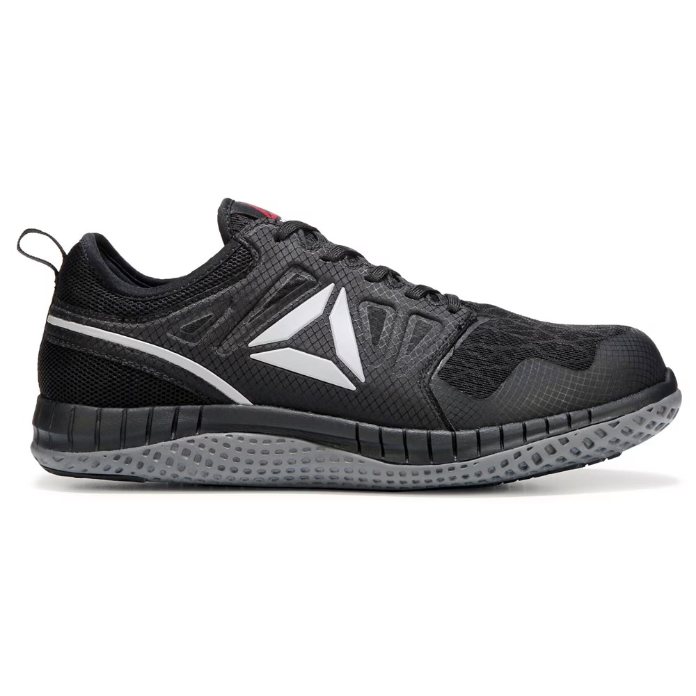 Кроссовки с защитным металлическим носком для работы Reebok Work, black — фото 2