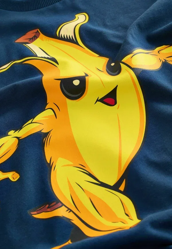 Футболка Next print t-shirt, темно-синяя — фото 2