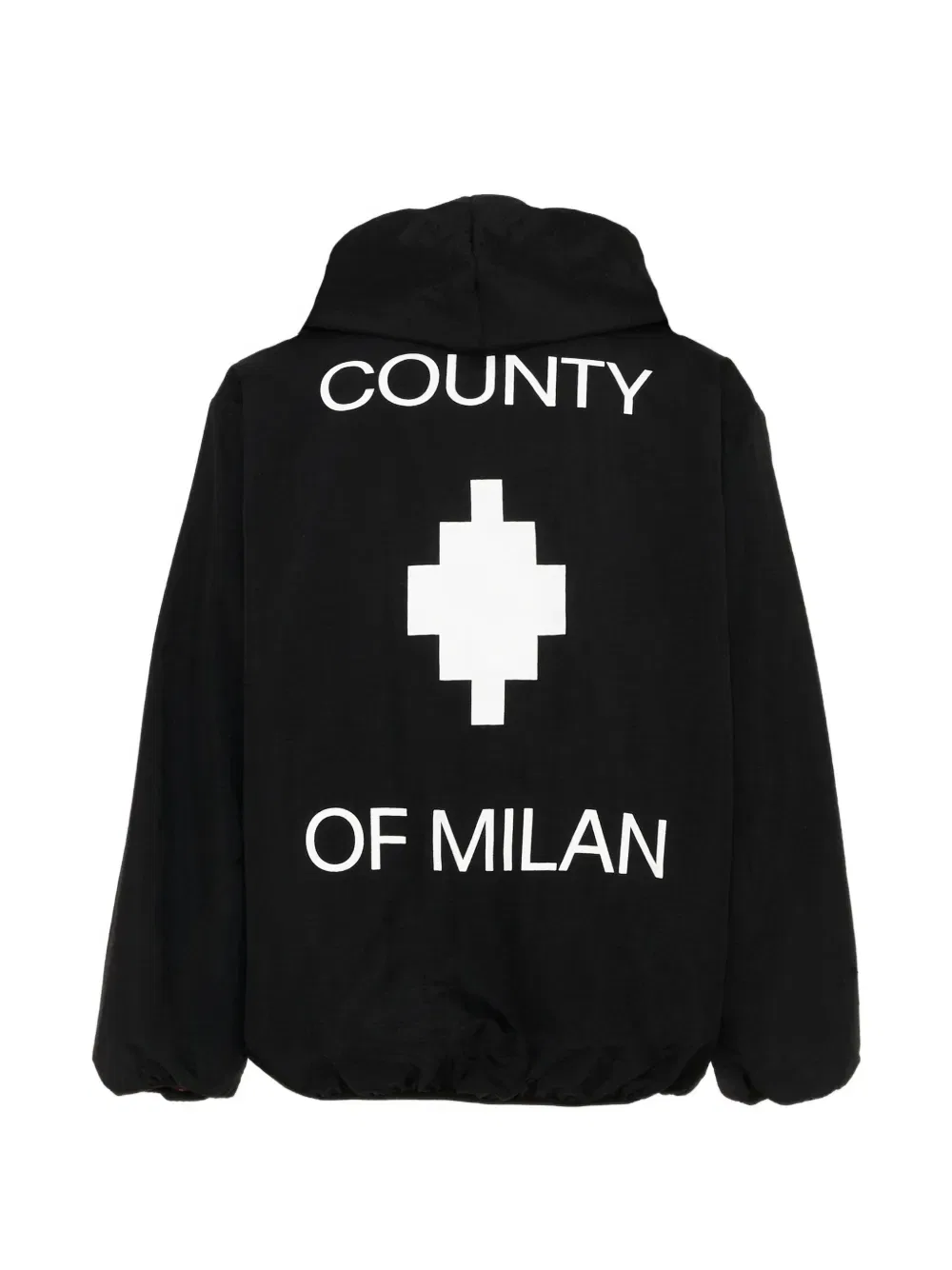 Куртка с капюшоном и графическим принтом County Of Milan, черный — фото 2