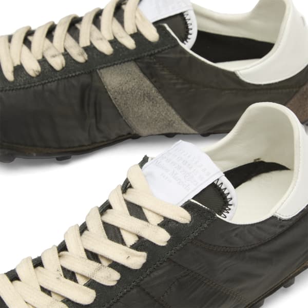 Нейлоновые кроссовки для спринта Maison Margiela, dusty зеленый/черный — фото 3