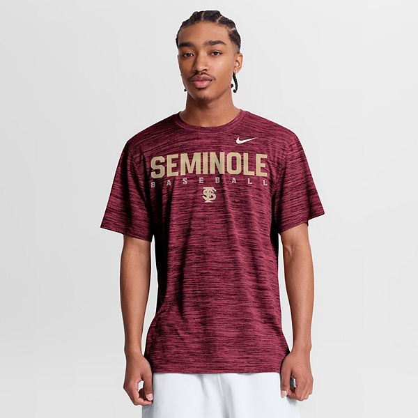 

Мужская футболка garnet florida state seminoles dugout velocity dri-fit Nike