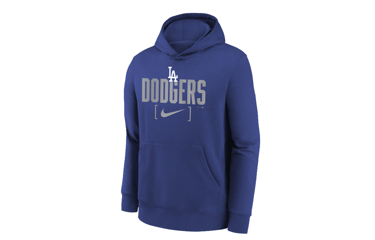

Толстовка MLB для подростков Nike, los angeles dodgers