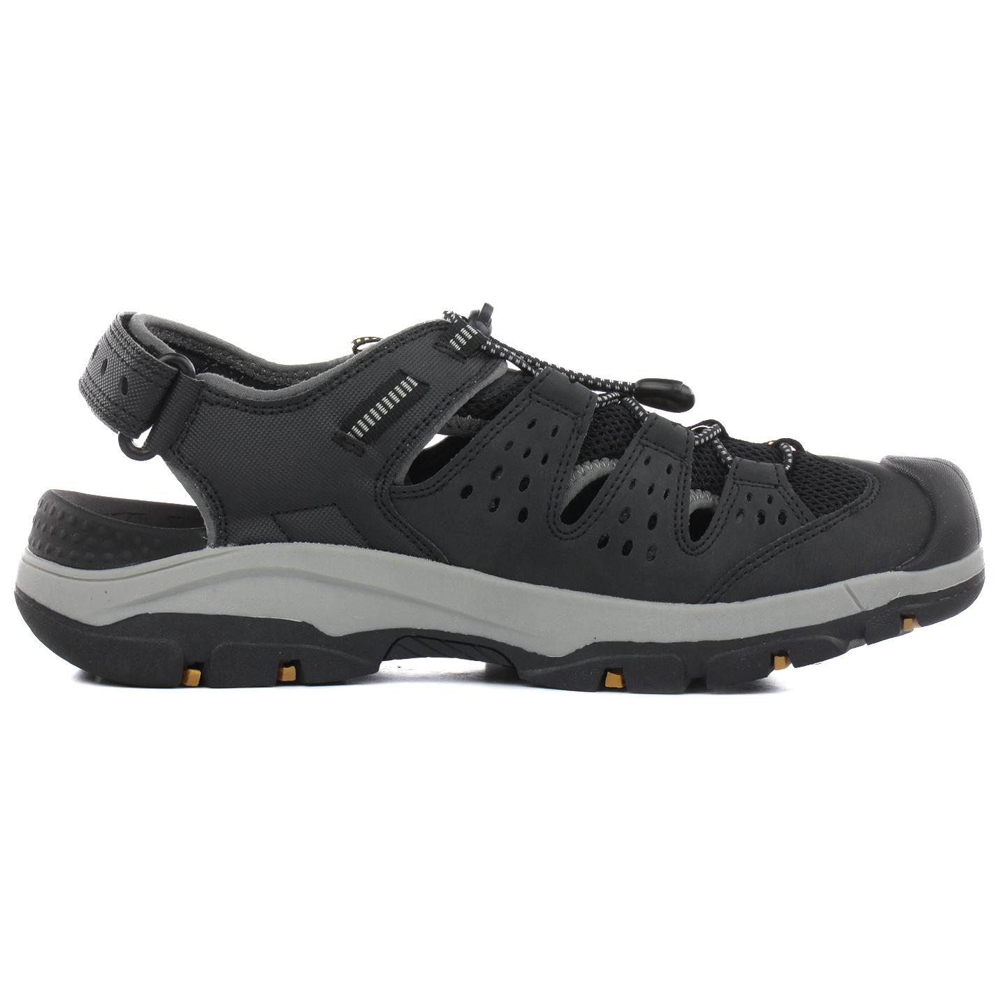 Skechers Нескользящие дышащие и износостойкие речные треккинговые туфли мужские черные - черный, цвет Black — фото 2