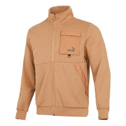 

Куртка casual pattern loose long sleeves jacket couple style khaki Puma, хаки