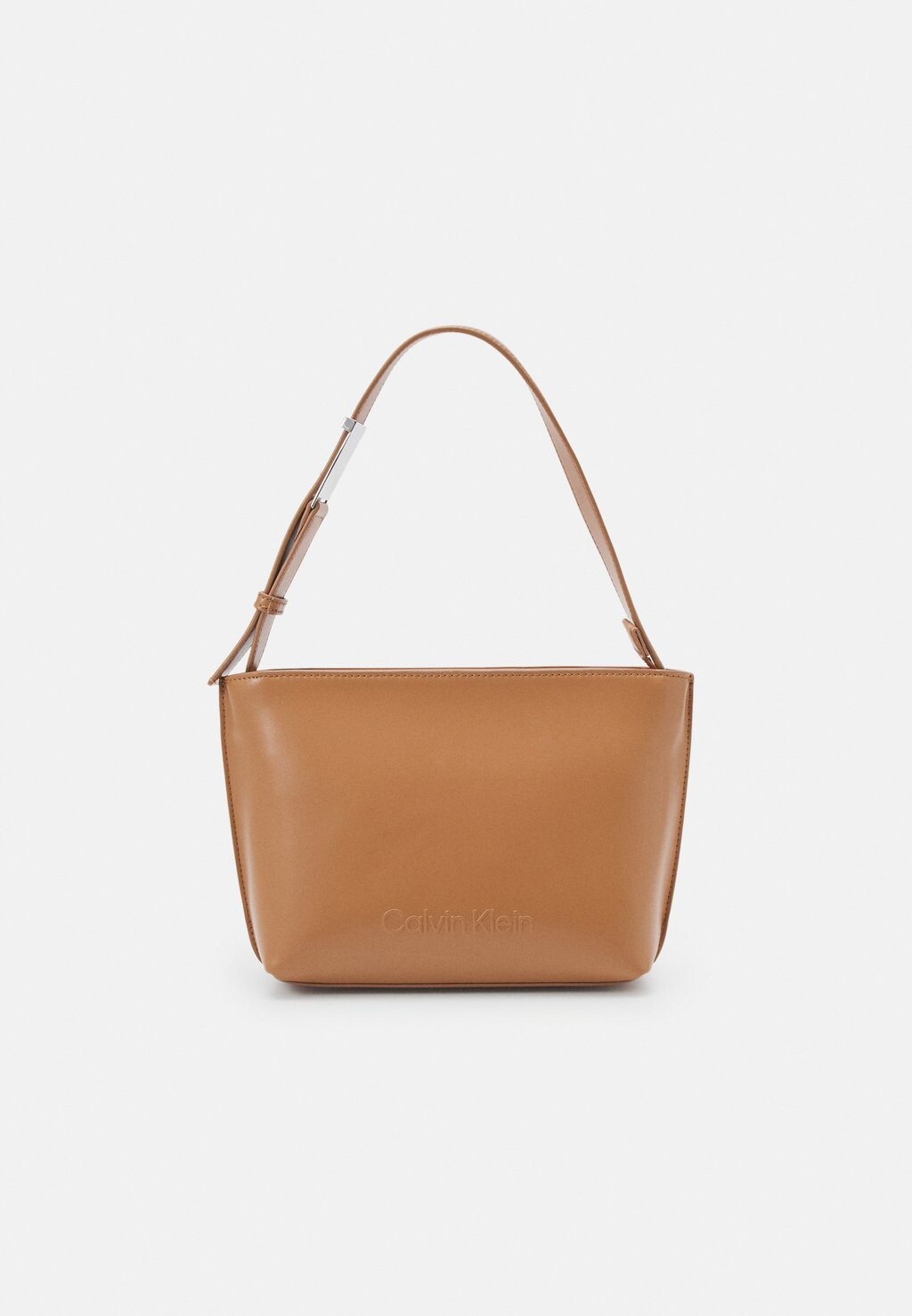 

Сумочка EMBOSSED LOGO SMALL TOTE Calvin Klein, коричневый