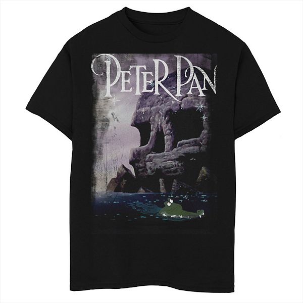 

Футболка с принтом Peter Pan Classic Scenery Croc & Skull Rock для мальчиков 8-20 husky Disney