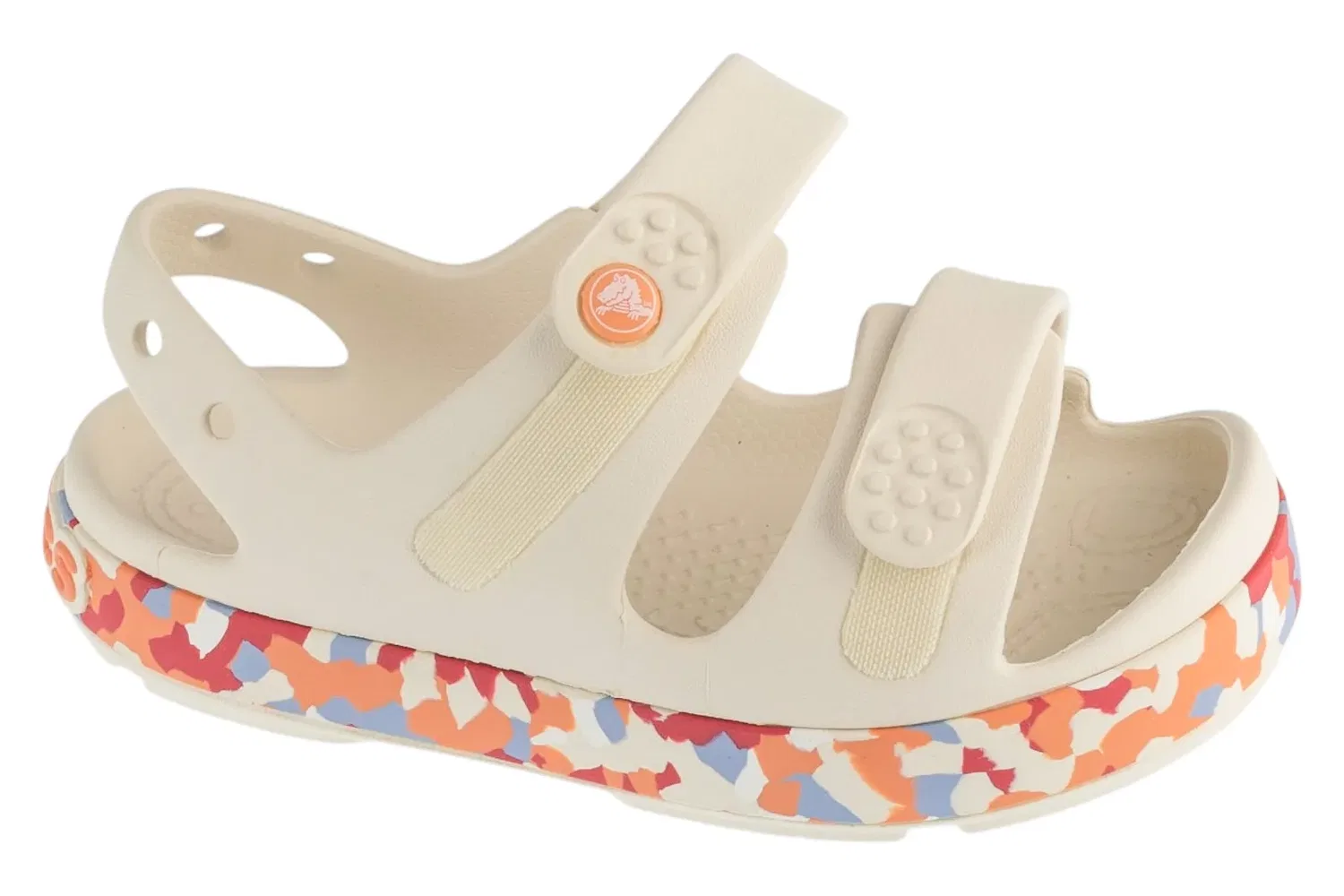 Сандалии с ремешком Crocs, бежевый