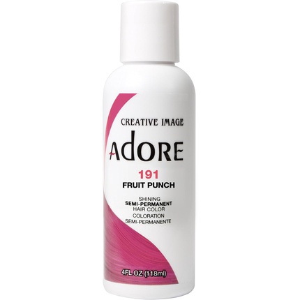 

Сияющая полуперманентная краска для волос 191 Fruit Punch 118 мл Adore