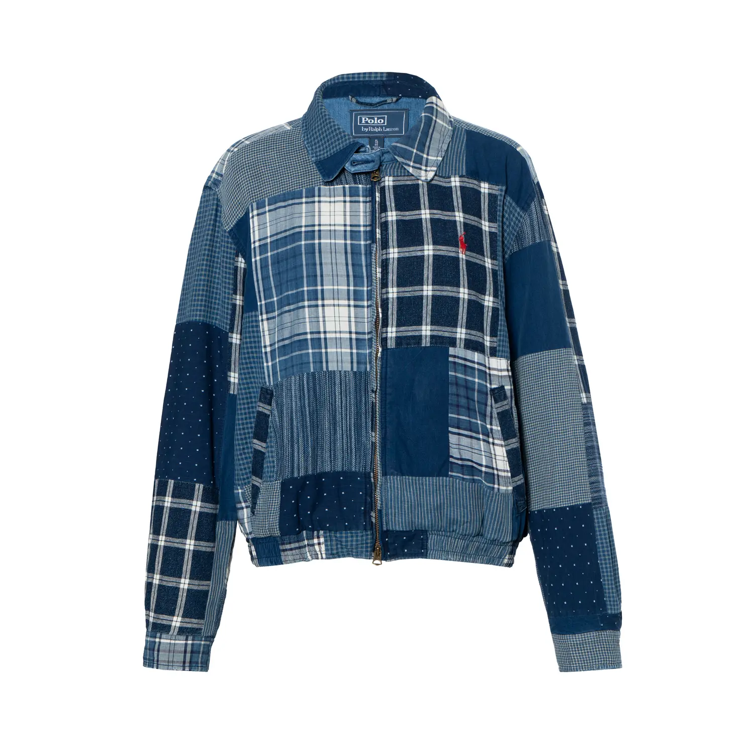 

Куртка в стиле пэчворк Polo Ralph Lauren, синий