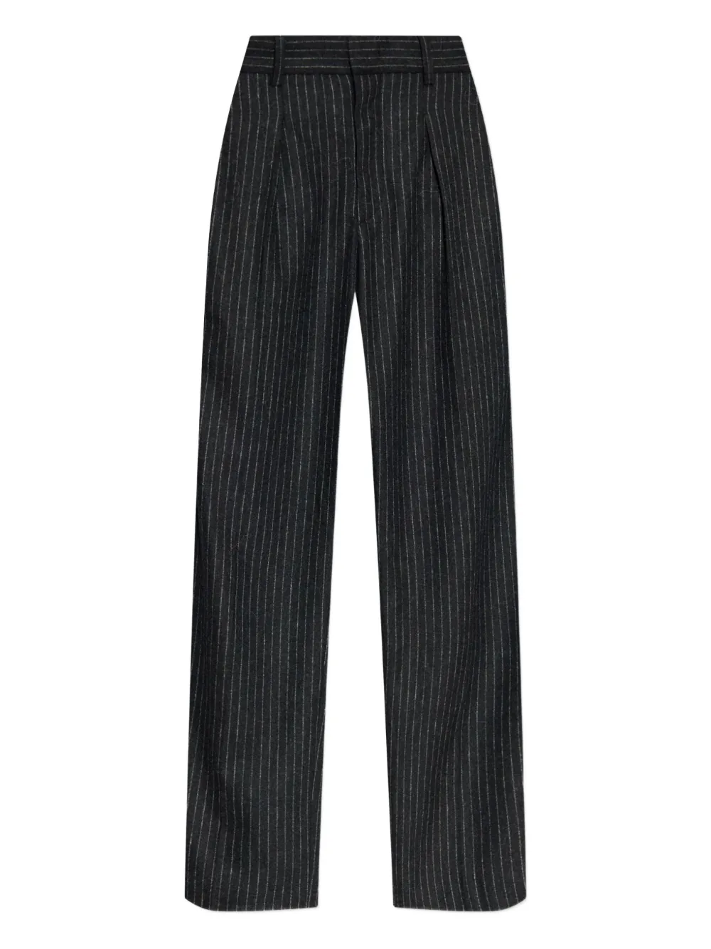 

Прямые брюки Lisetta в тонкую полоску Isabel Marant, серый