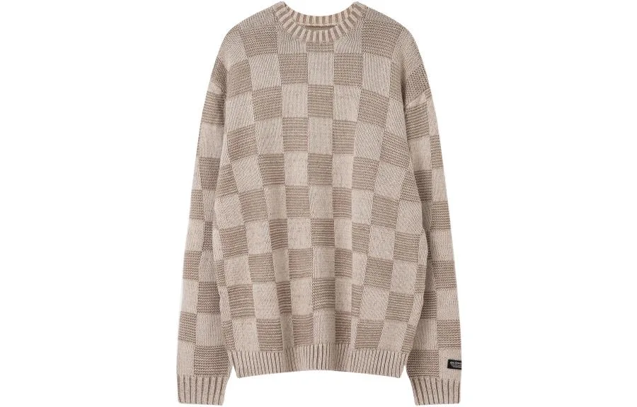 Свитер мужской умбер с круглым вырезом, базовый слой Levis, Umber