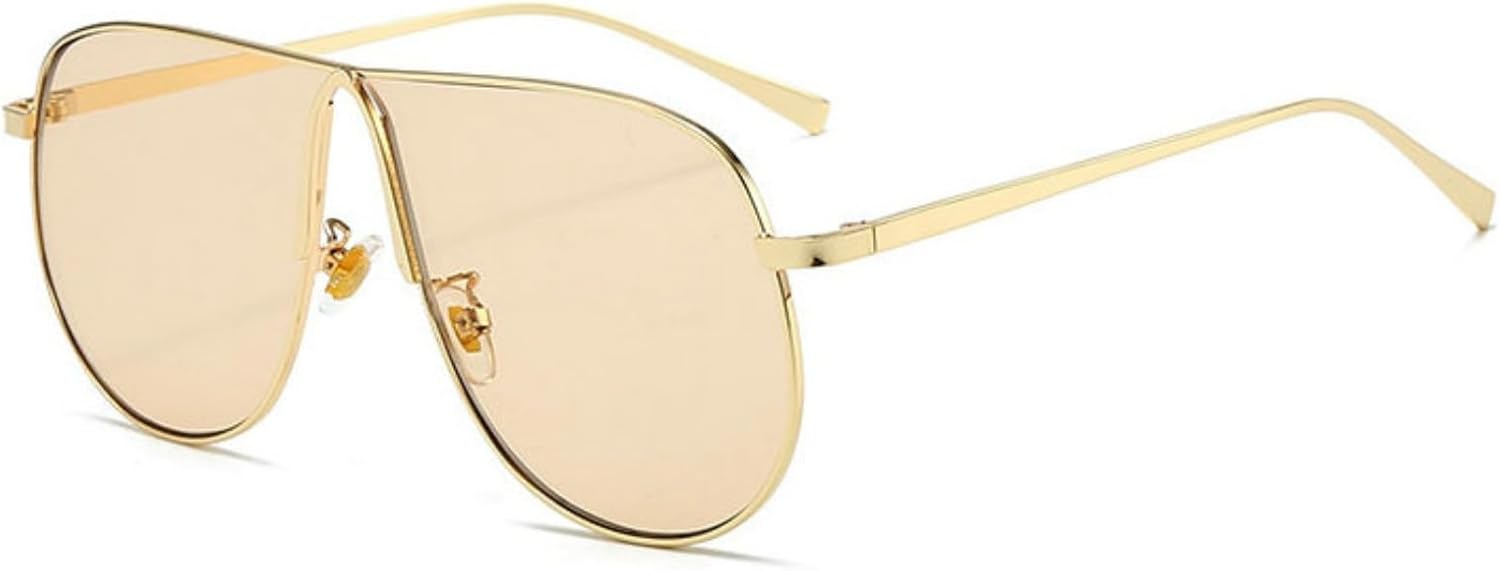 

Солнцезащитные очки Willochra в стиле ретро, ​​цельные, для женщин и мужчин, винтажная металлическая оправа, увеличенные очки-пилот с градиентным переходом, защита от УФ-излучения UV400, C3