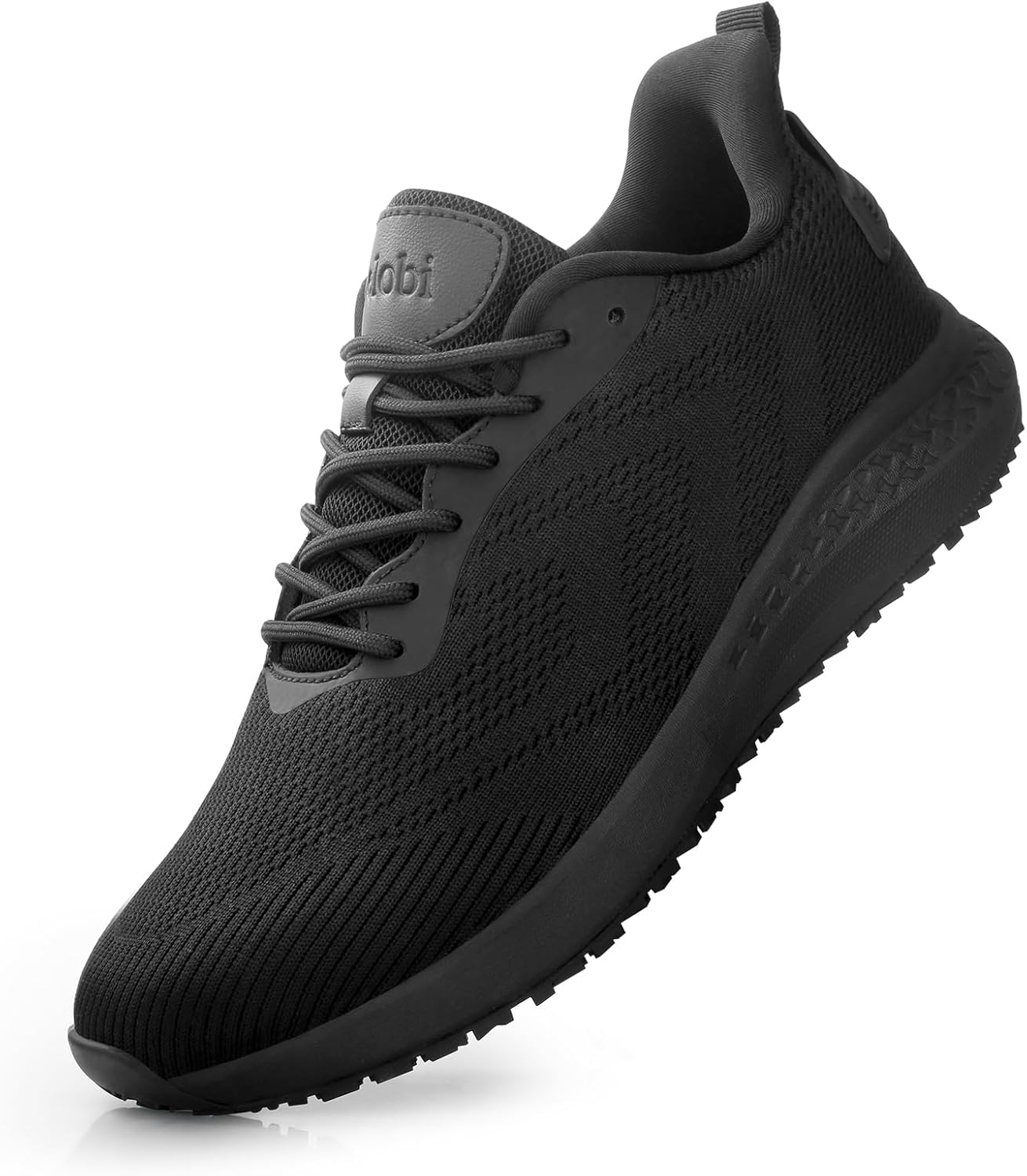 

Противоскользящие туфли для мужчин, черные, удобные, легкие кроссовки для поваров и работников общественного питания на кухне или в ресторане, средние или широкие, размер US 6.5-14 Delobi