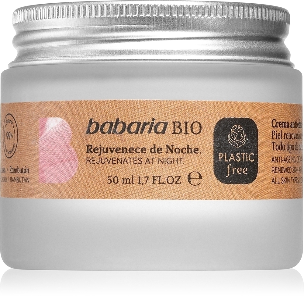

Органический ночной омолаживающий крем Babaria, 50 мл