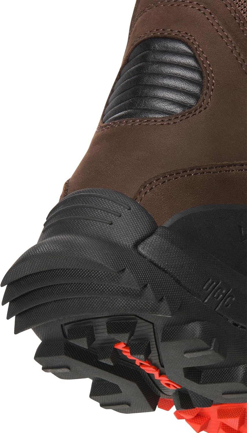 Кроссовки для ходьбы VIKING унисекс Villrein High Gtx Boa, красный/коричневый/темно-коричневый — фото 3