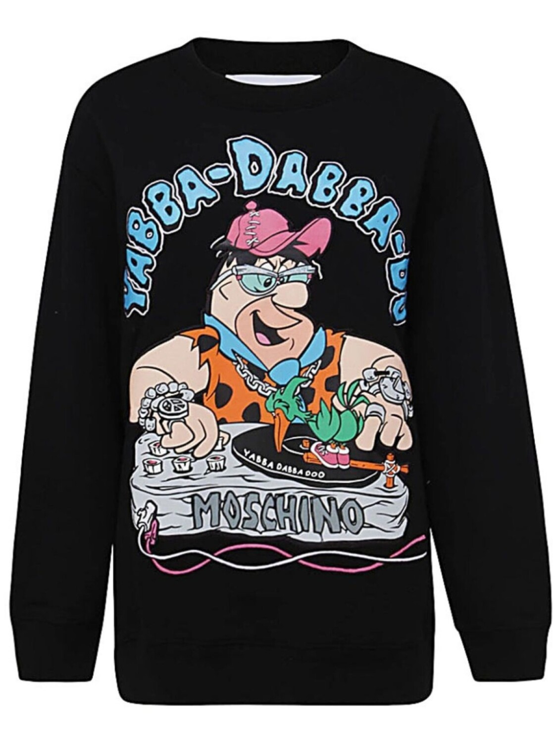 

Толстовка с принтом Флинстоунов Moschino, черный