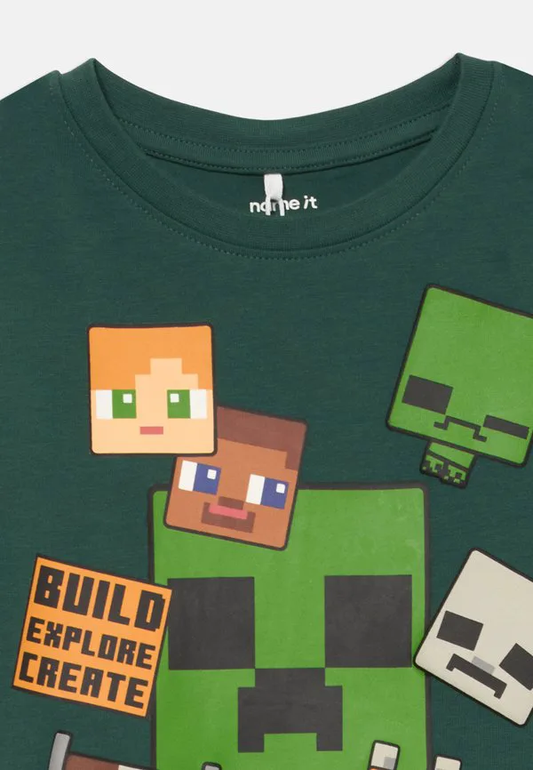 Nmmnyle футболка с длинными рукавами minecraft Name It, Bistro Green — фото 4