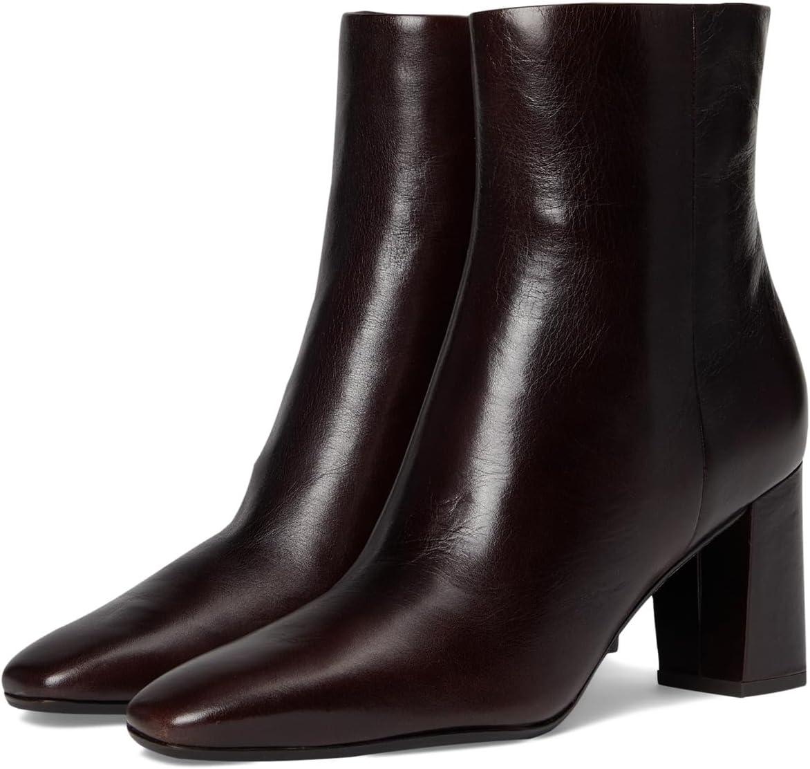 Ботинки Veronica Beard Women's Cera Zip Short Boots, Dark Raisin