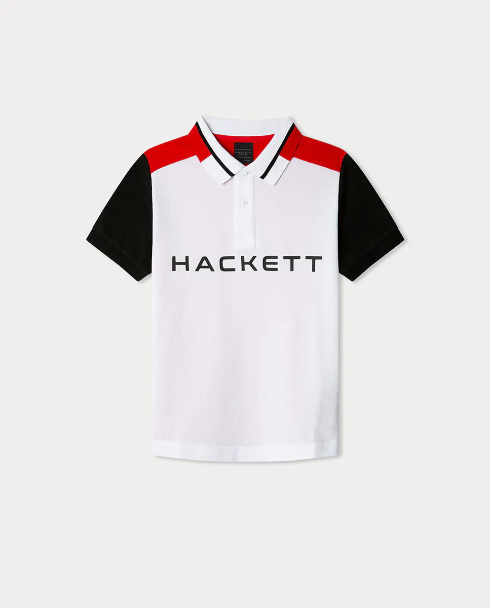 

Рубашка поло Hackett Sport Hackett Multi для мальчиков, белый