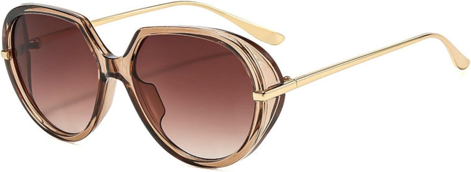 

Солнцезащитные очки Willochra увеличенного размера в стиле «пилот» для женщин и мужчин, модные ретро-очки в крупной оправе нестандартной формы, дизайнерские женские очки UV400, C8