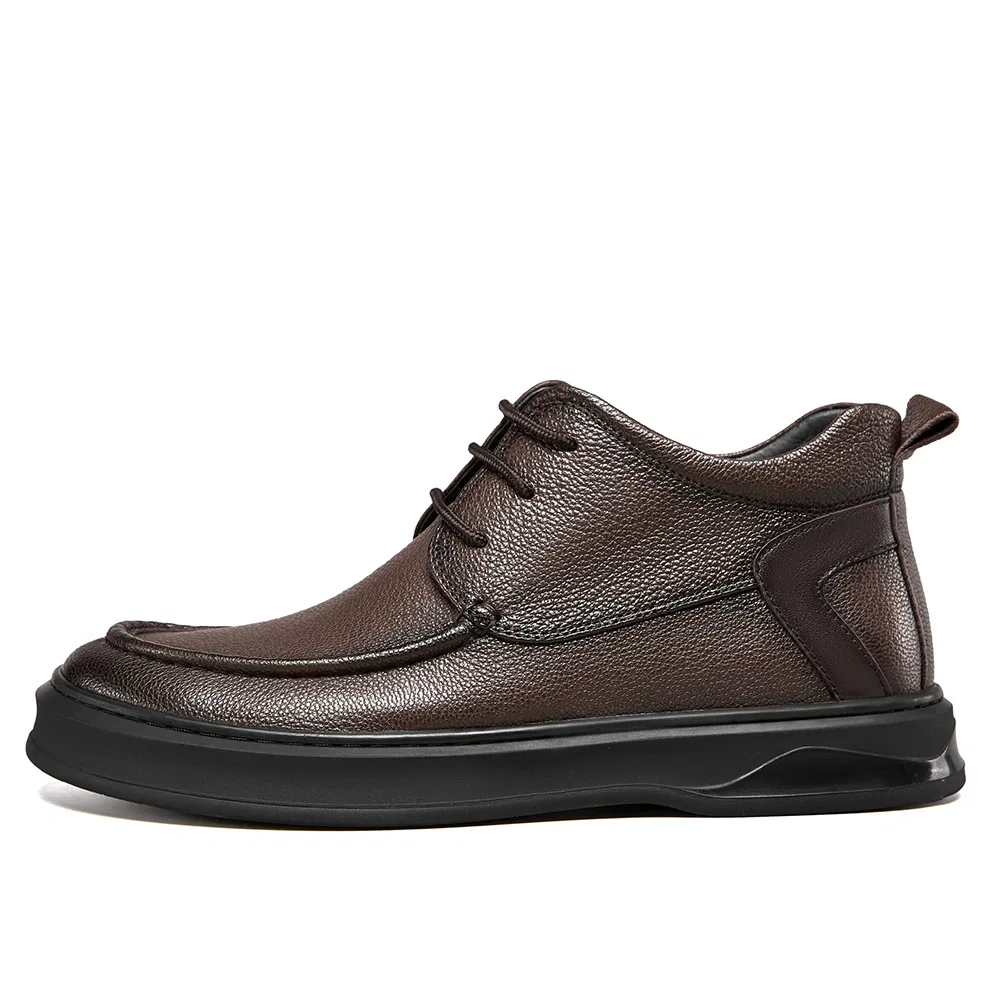 YEARCON Sheepskin Men's Casual Shoes Men's