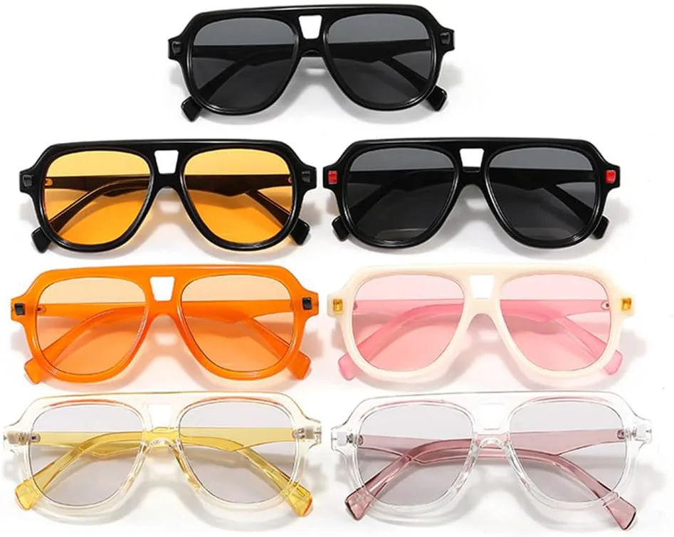 

Солнцезащитные очки UV400 с двойной перемычкой, градиентными линзами и заклепками, для женщин и мужчин, для бега и занятий спортом на открытом воздухе generic, 06