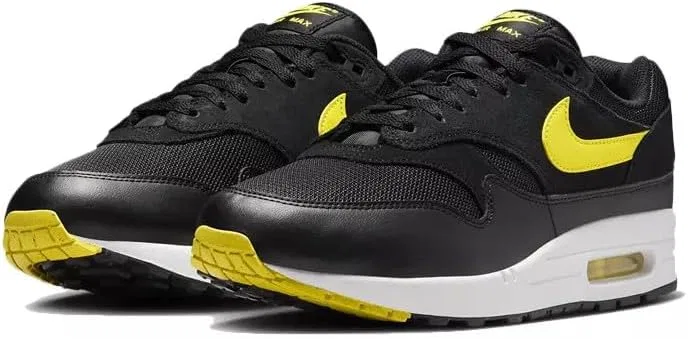 Мужские кроссовки Nike Air Max 1 Ess, Black Opti Yellow Summit White — фото 2