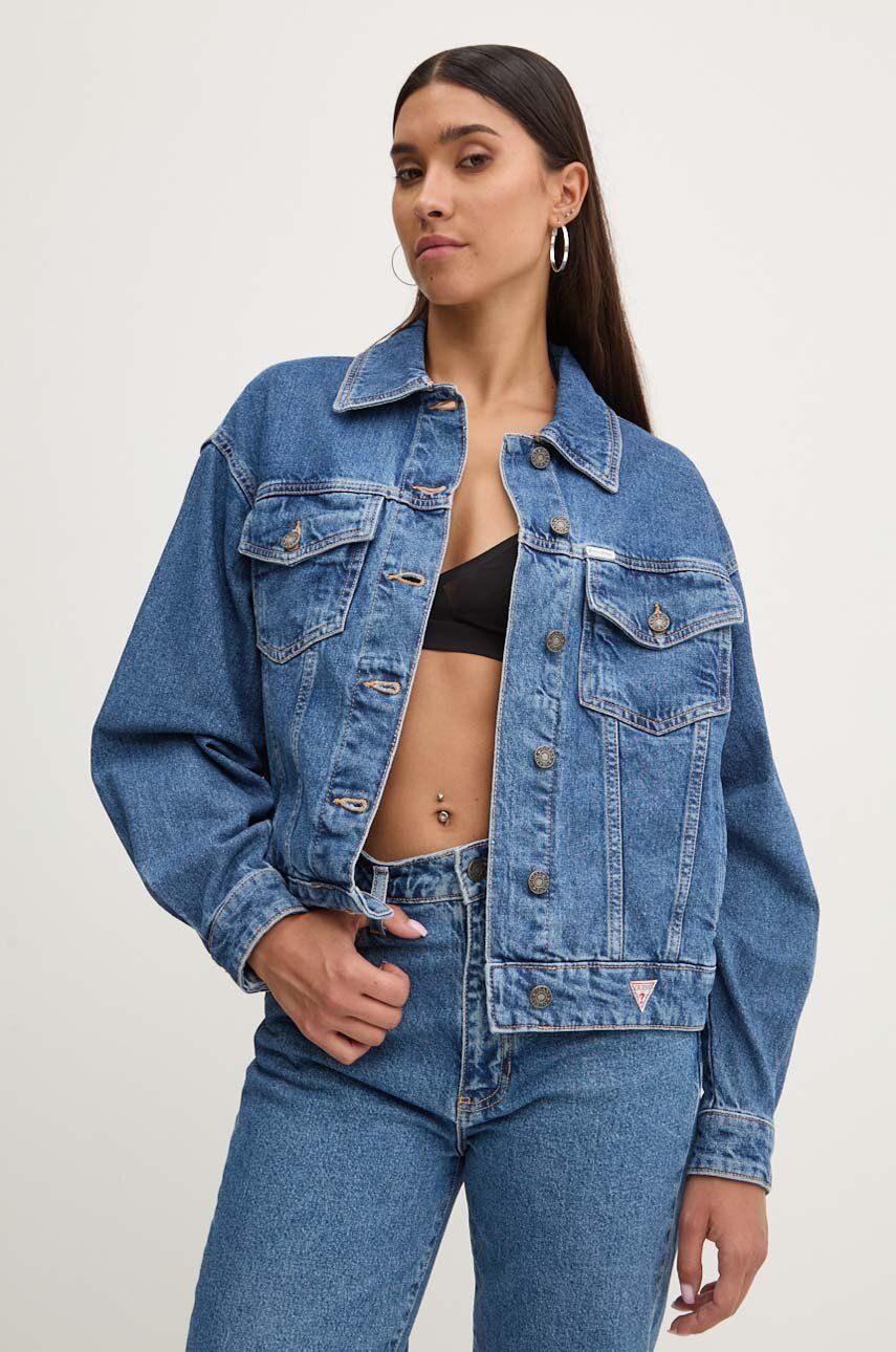 

Джинсовая куртка Guess Jeans, синий
