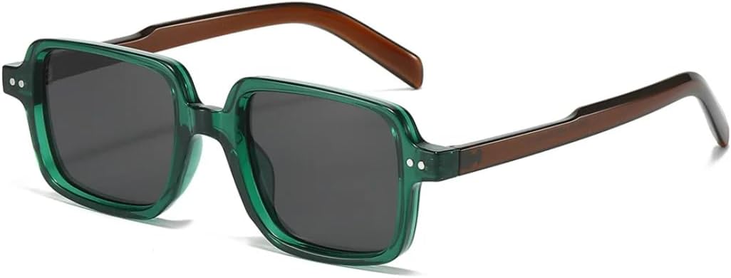 

Солнцезащитные очки с защитой от УФ-излучения UV400 | Градиентная оправа с заклепками | Линзы конфетных цветов | Для женщин и мужчин | Для занятий спортом на открытом воздухе и вождения LXLHWN, Green Black