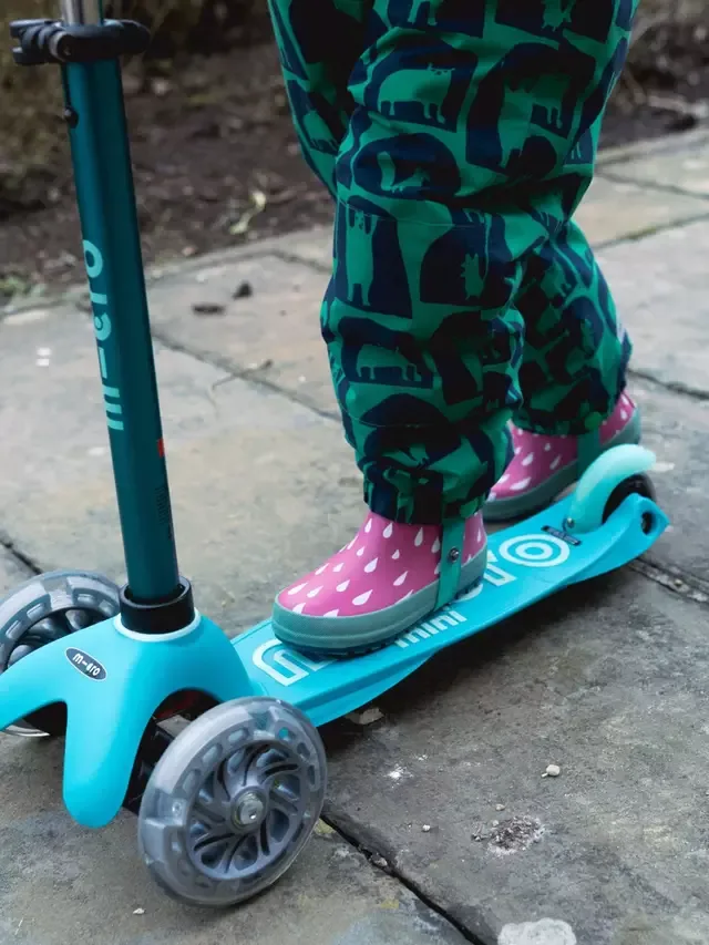 Детские резиновые сапоги до щиколотки, розовые Muddy Puddles — фото 4