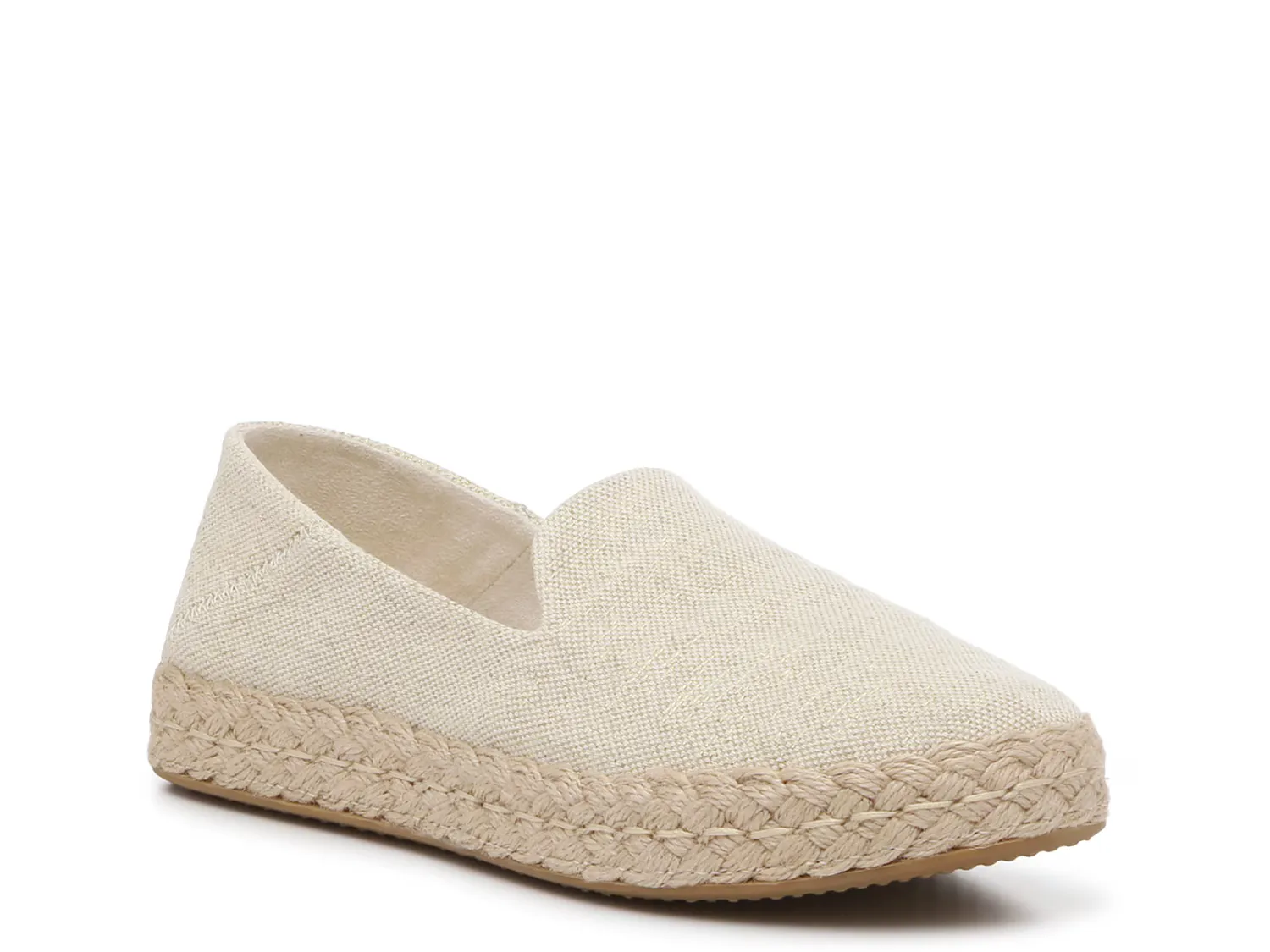 

Слипоны Alison Espadrille Slip-On Toms, цвет naturalbeige_gold