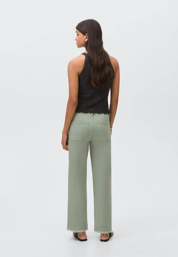 Подростковые брюки Mango Kids, Light Green — фото 3