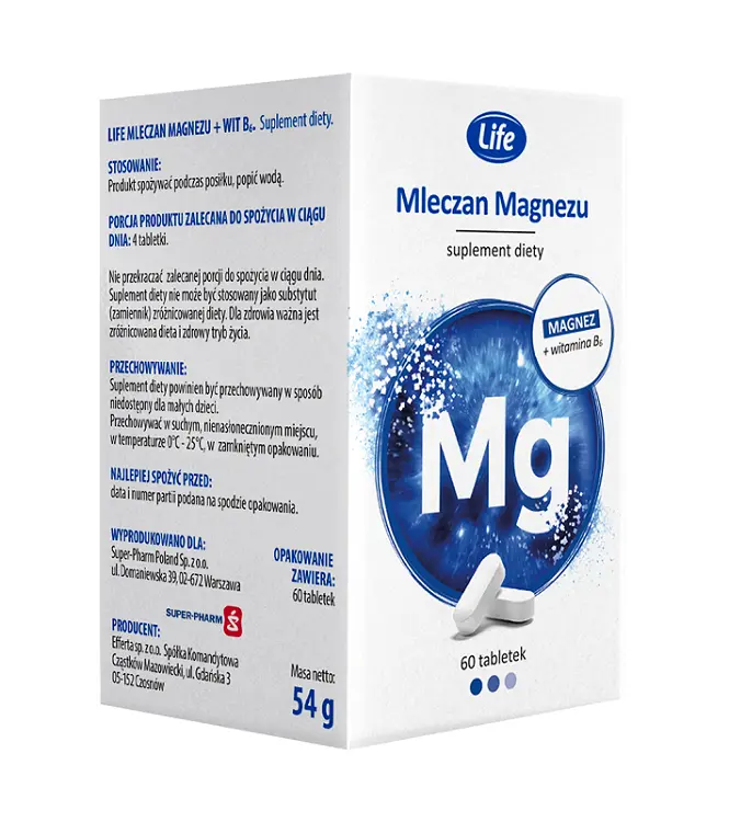 

Life Mleczan Magnezu таблетки магния, 60 шт.