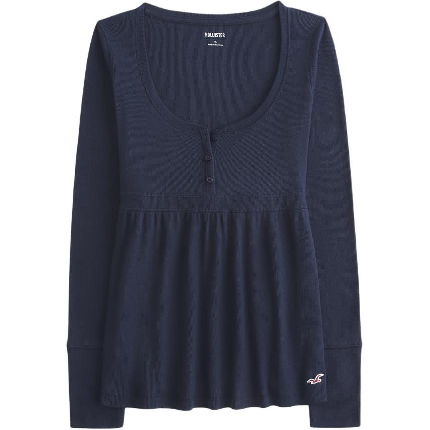 

Hollister/ Футболка женская морская синяя