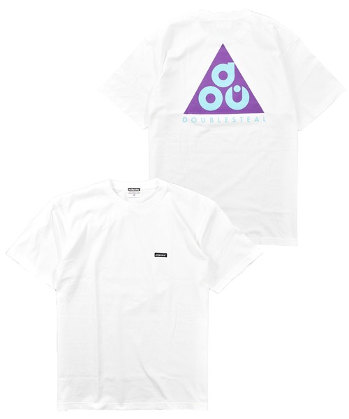 

Футболка с треугольным логотипом DOUBLE STEAL, белый