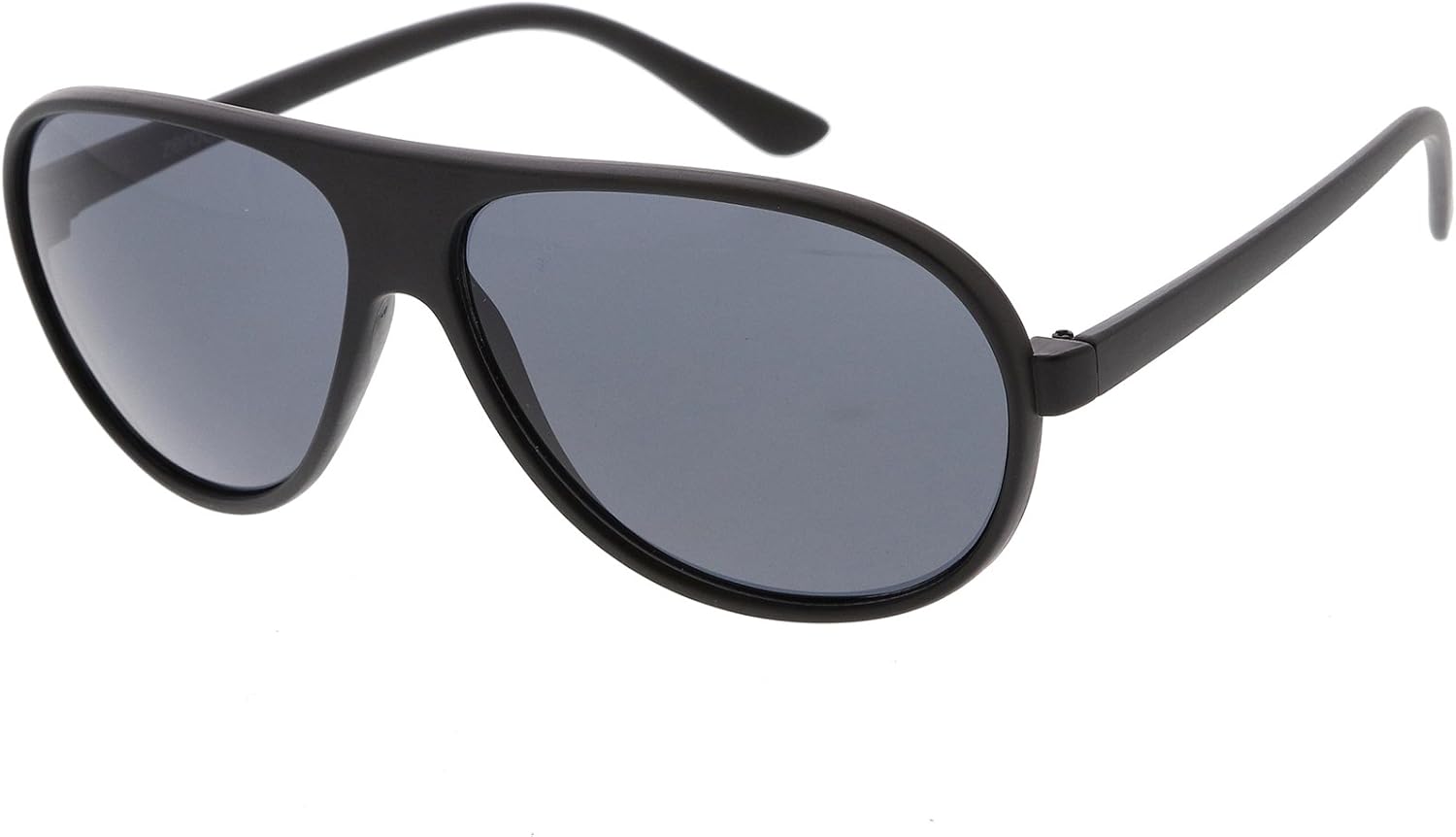 

Солнцезащитные очки zeroUV в стиле ретро 70-х годов, авиаторы, для мужчин и женщин, винтажные очки с защитой от синего излучения UV400, диаметр 61 мм, C06 | Matte Black / Smoke