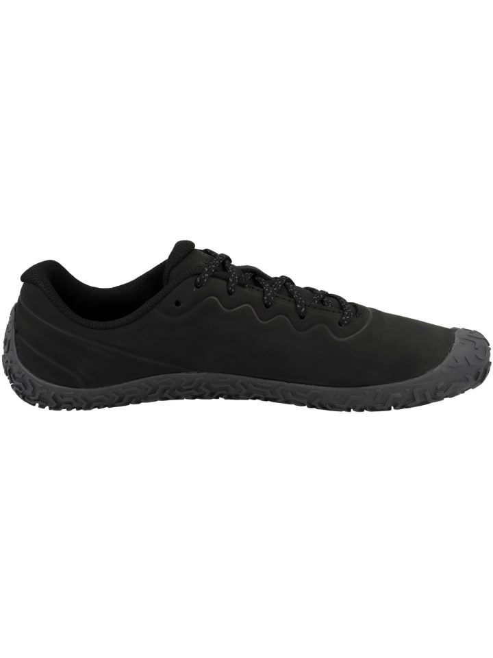 Merrell Кожаные кроссовки Vapor Glove 6 черного цвета для ходьбы босиком — фото 3
