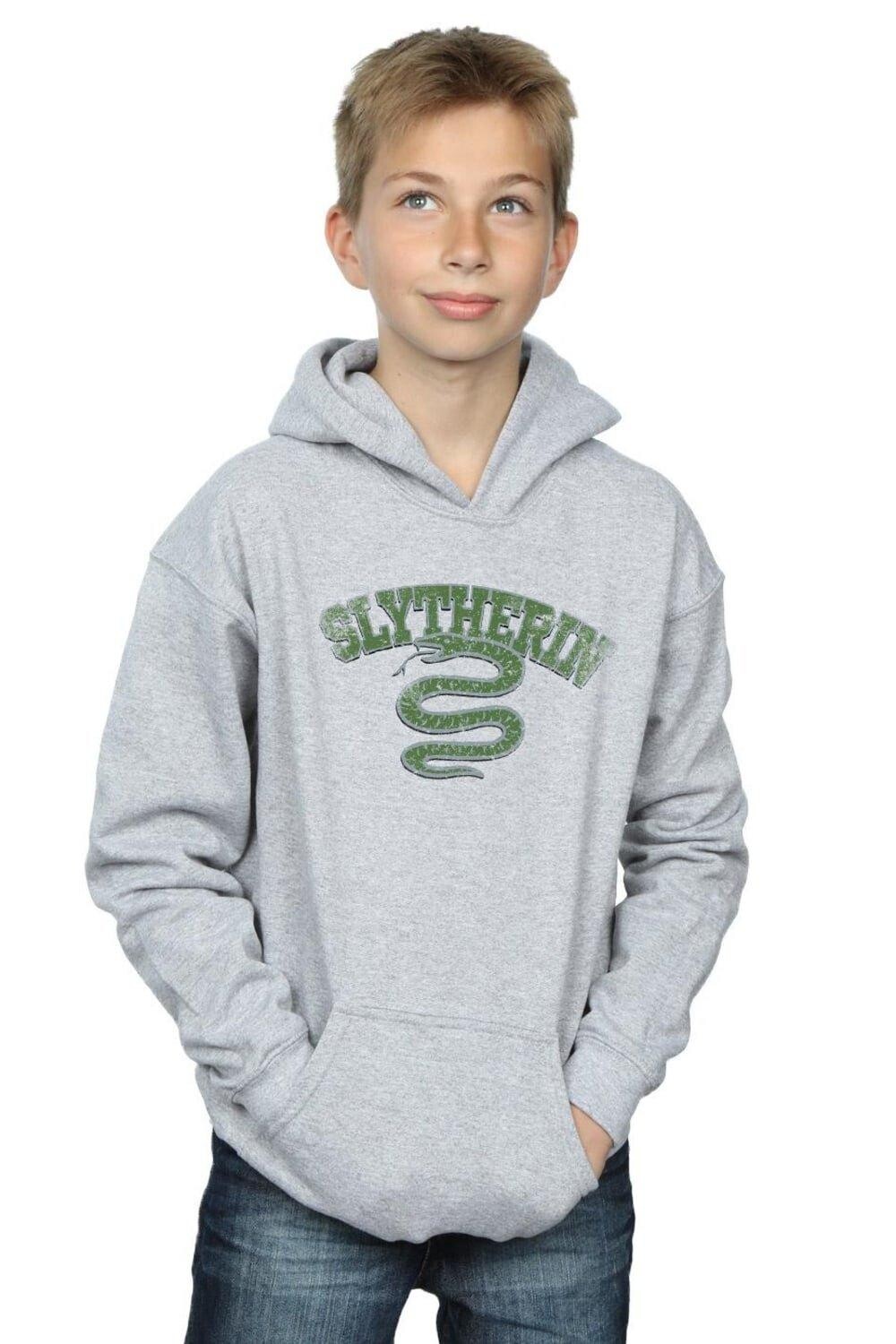 

Толстовка со спортивной эмблемой Слизерина Harry Potter, серый