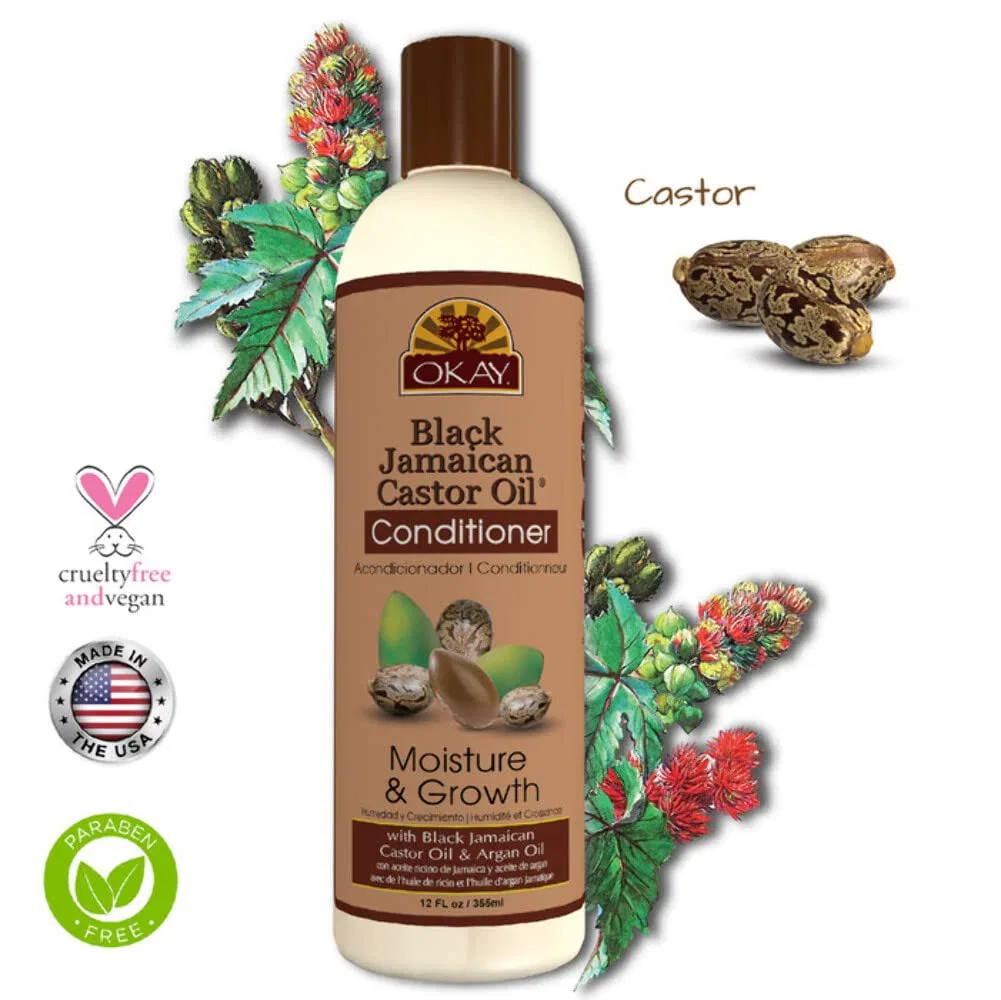 Кондиционер Okay Jamaican Castor Oil Moisture Growth, 355 мл Okay — фото 3