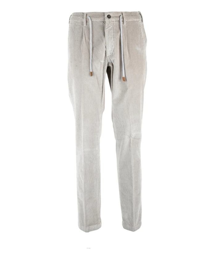 

Классические бархатные брюки Eleventy, бежевый