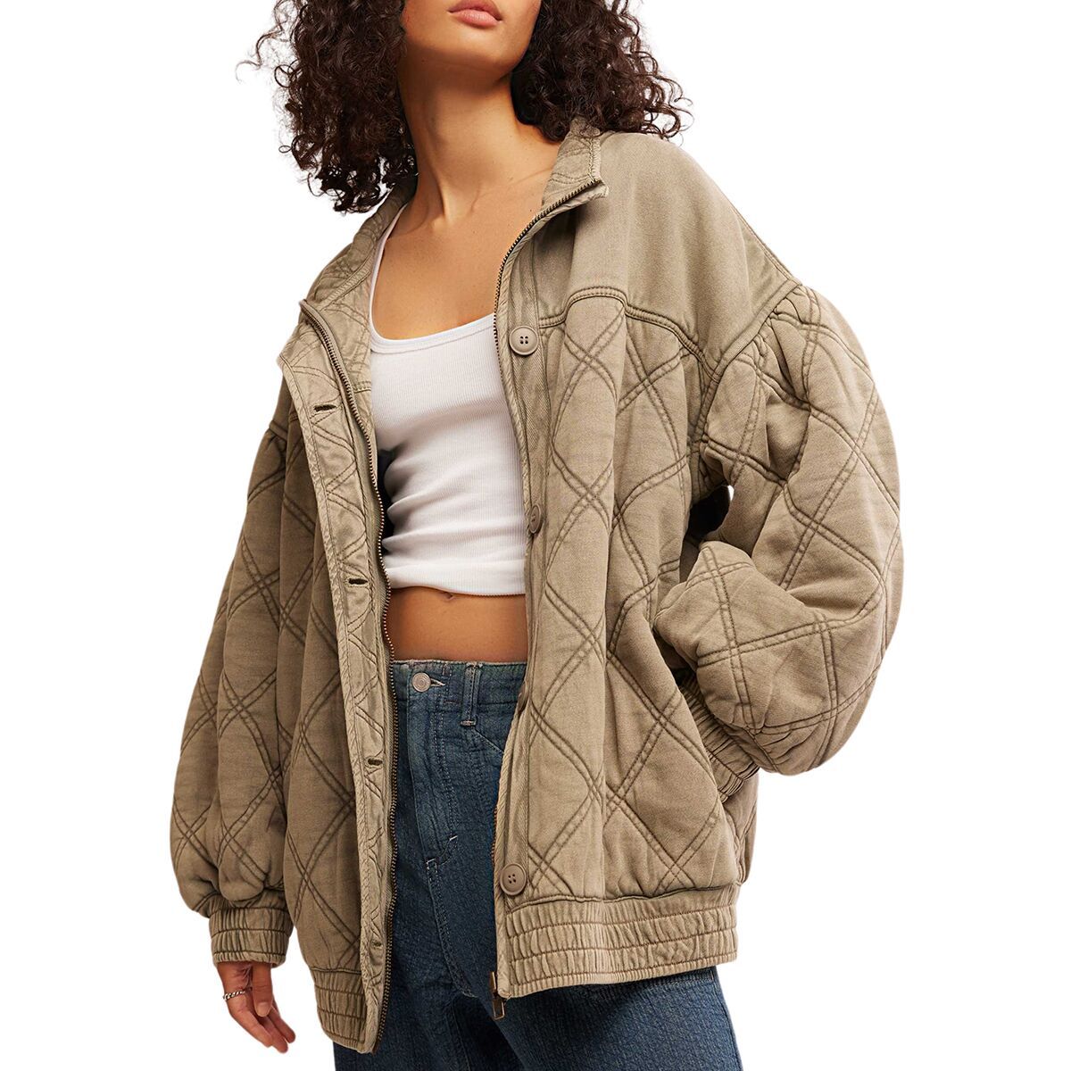 

Куртка Juno Free People, цвет laurel oak