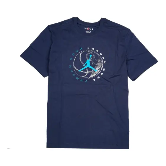 

Футболка Air Jordan Dri-FIT Sport Dome Graphic T-Shirt 'Midnight Navy', синий