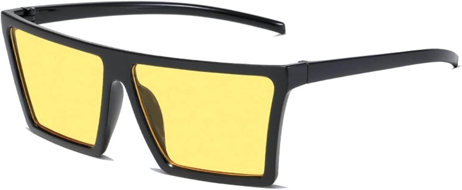 

Солнцезащитные очки 2026 в квадратной оправе большого размера, мужские и женские, для защиты от солнца на открытом воздухе и на пляже (цвет: A, размер: средний) MTZJH, F